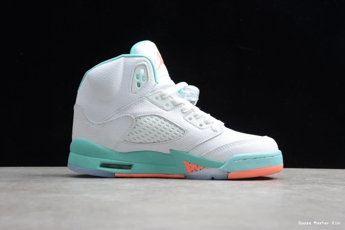 Air 5 440892-100 GS Aqua Jordan Light 0724